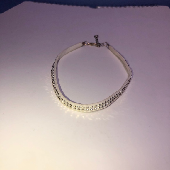 Urban Outfitters Jewelry - White leather stud choker